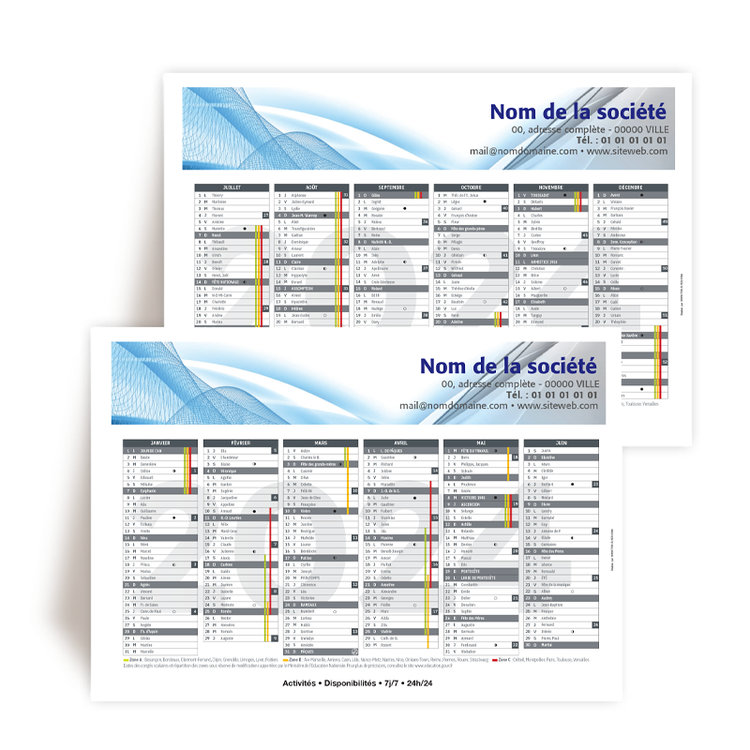 Commande  TORCY, Calendrier A4 2024  personnaliser