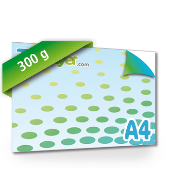 Personnaliser Flyer A4 Recto/Verso Paysage 300g
